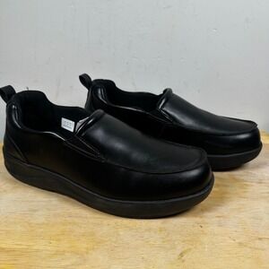 Amazon Essentials Loafer Mens 9 Black Slip-On‎ Casual Work Professional Comfort